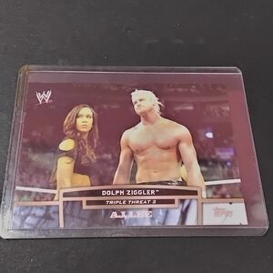 Topps WWE Triple Threat 3 Card - Pink and Black